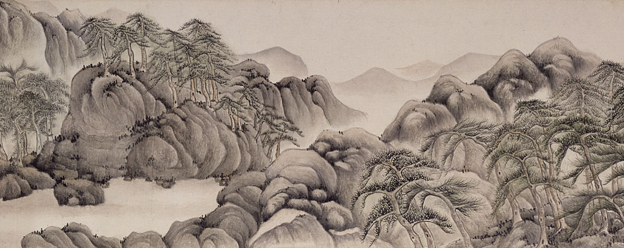 图片[1]-Picture scroll of Farouzhen Tiantai Mountain-China Archive